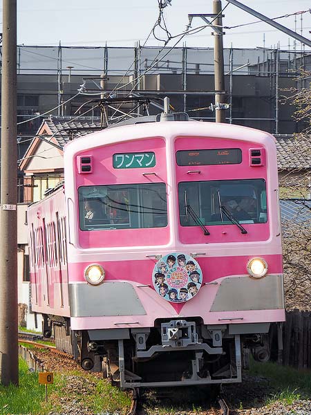 流鉄で「鉄道むすめ」ヘッドマーク