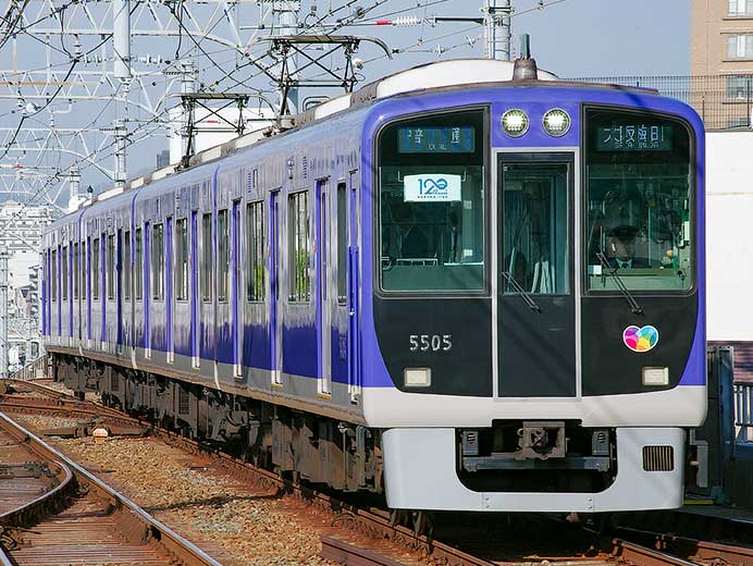 阪神電気鉄道で開業120周年記念副標