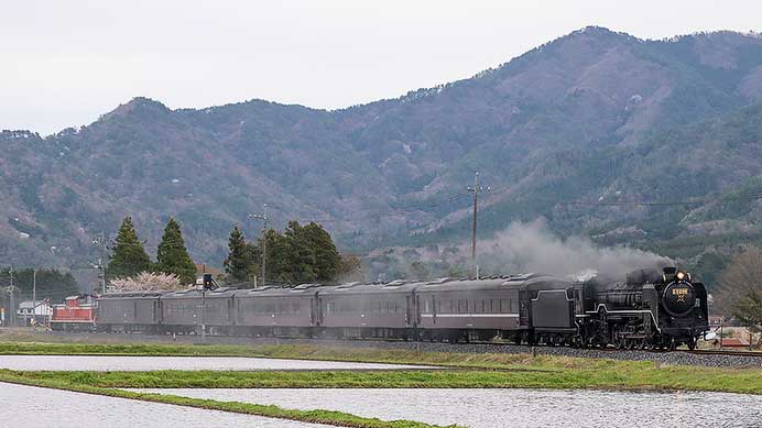 D51 200が山口線で試運転