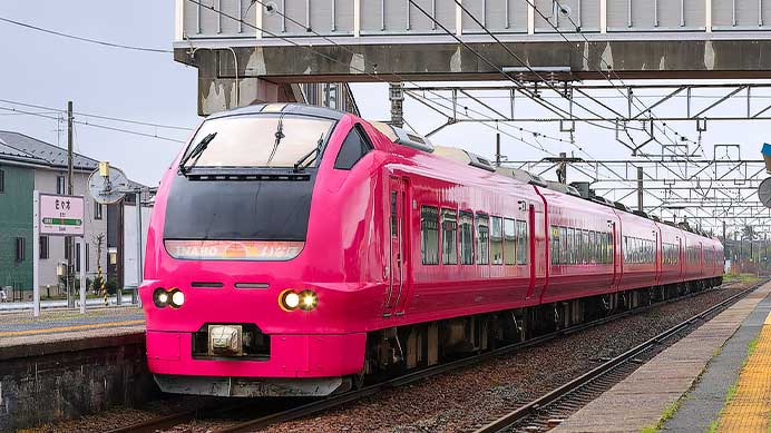 臨時特急“ももクロ春一新発田”運転