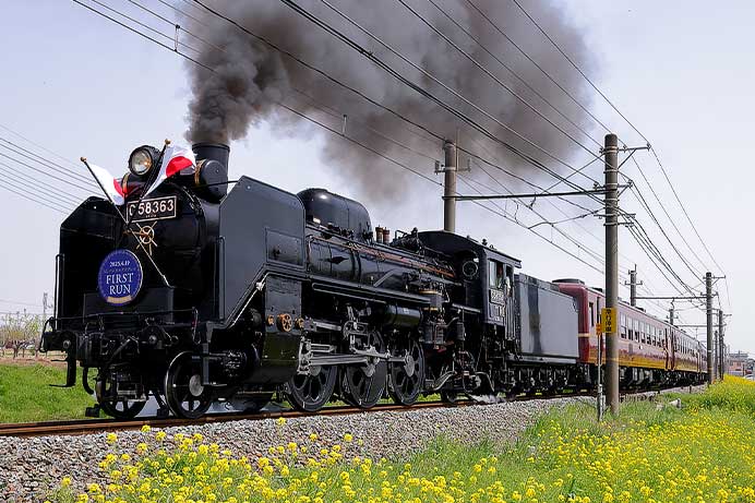 秩父鉄道で“SLパレオエクスプレス”運転開始