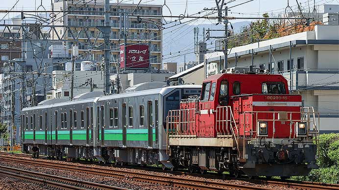 JR東日本HB-220系3両が甲種輸送される