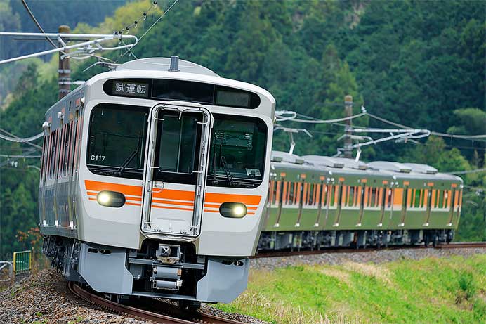 315系C117・C118編成が中央本線で試運転を実施