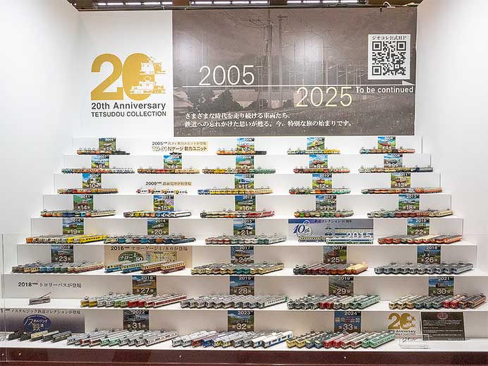 20周年を迎えた鉄道コレクション