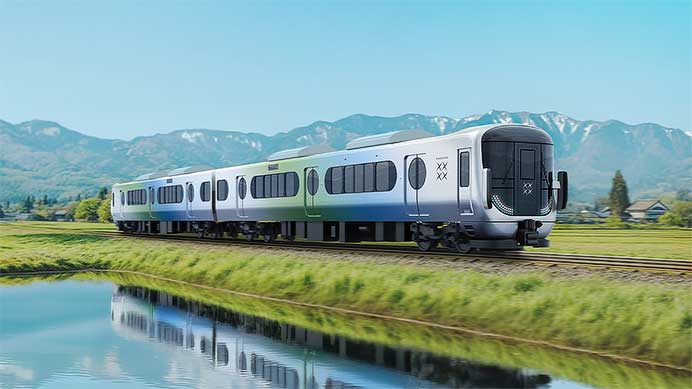 城端線・氷見線の新形車両のデザインを発表