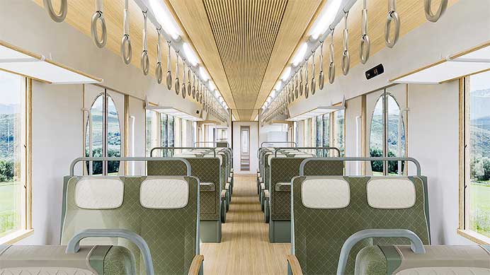 城端線・氷見線の新形車両のデザインを発表