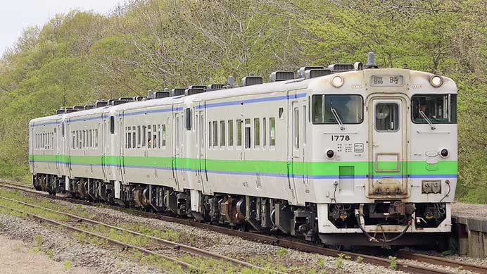 キハ40形4両編成による団臨運転