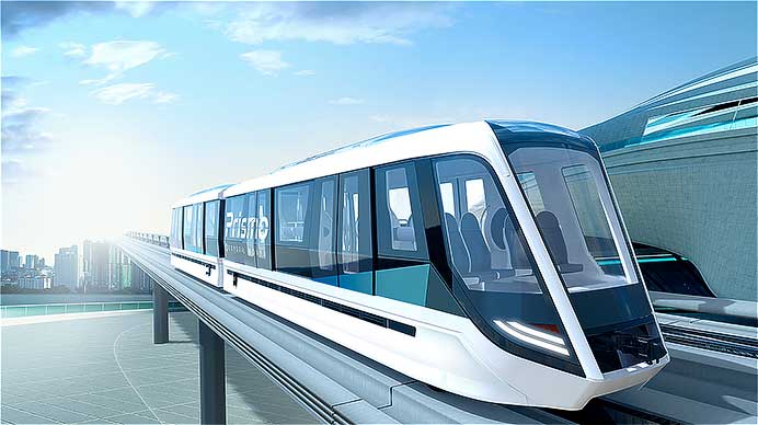 三菱重工業，次世代新交通システムの新ブランド「Prismo」を開発