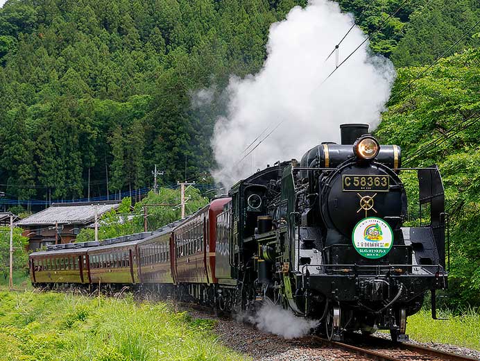 秩父鉄道で「SL全国植樹祭記念号」運転
