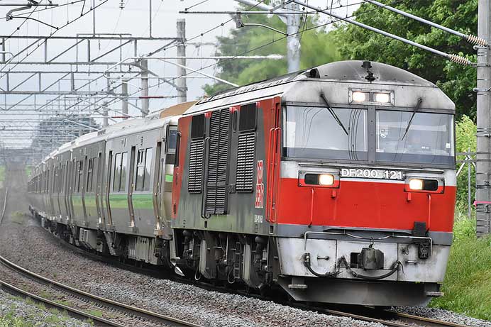 733系4000番代が甲種輸送される