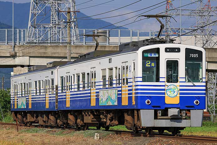 えちぜん鉄道で「七夕トレイン」運行