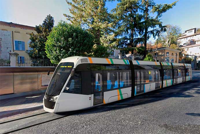 日立レールが参画の企業グループが，イタリア・ブレシア市のトラムT2線の建設契約を締結