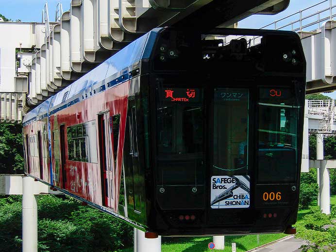 千葉都市モノレールで団体臨時列車運転