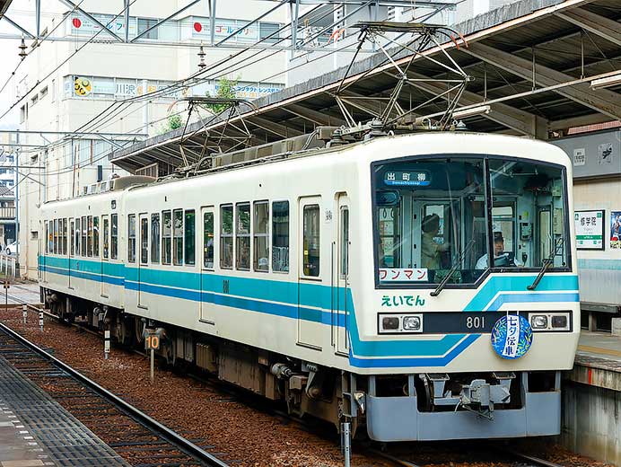 叡山電鉄で「えいでん七夕伝車」運転