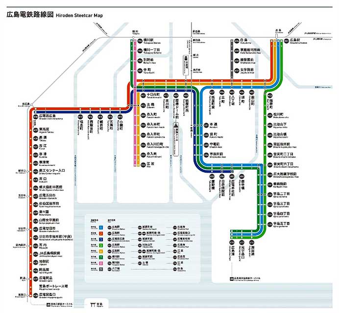 広島電鉄，「駅前大橋ルート」開業にあわせて案内放送・メロディを一新