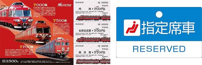 「『7・7・7』記念乗車券 ～なつかしのサボ付き～」