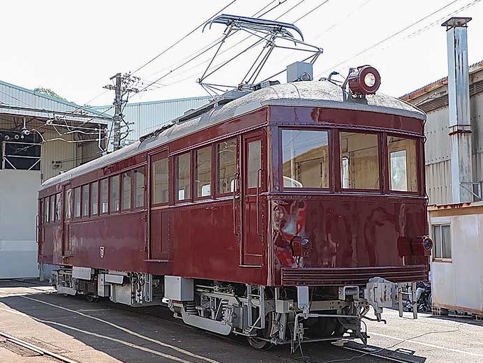 神戸電鉄デ101のお披露目会開催