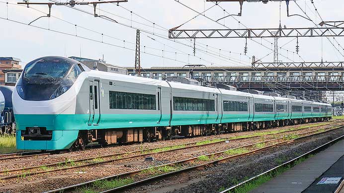 E657系K17編成（グリーンレイク塗装）が郡山へ