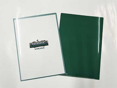 長崎電気軌道「ながさきのでんしゃクリアファイル」