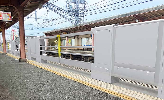 阪神本線 住吉駅,ホームドア整備とホーム嵩上げ工事を実施へ