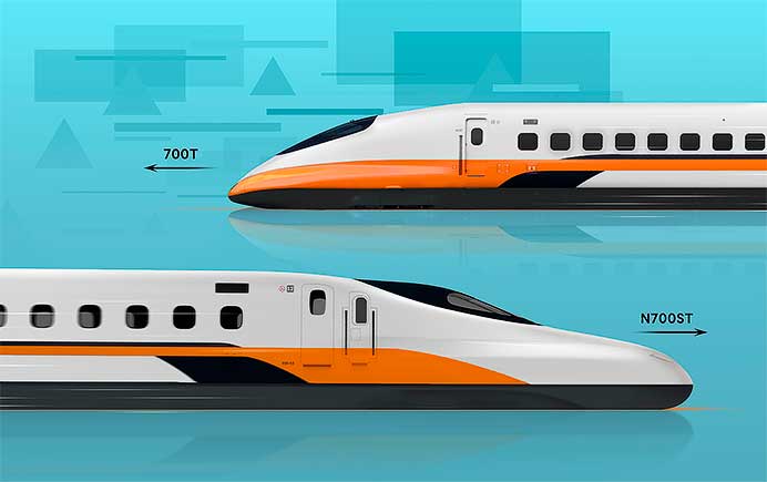 台湾高鐵，新形車両の形式名は「N700ST」に