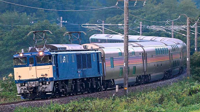 E26系「カシオペア」11両が長野へ