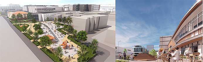 E26系「カシオペア」スロネフE26-1，大宮駅西口「（仮称）桜木PPJ」に移設展示へ