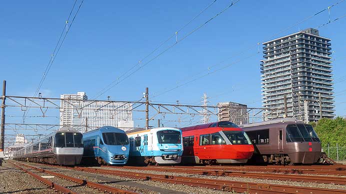 海老名で「ロマンスカー」4車種と「もころん号」の撮影会開催