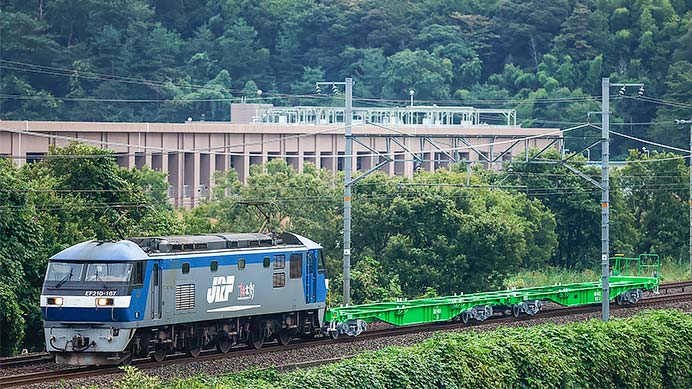 新形コンテナ車コキ90-901＋コキ90-902が登場