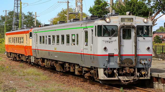 キハ40形2両編成による団臨運転