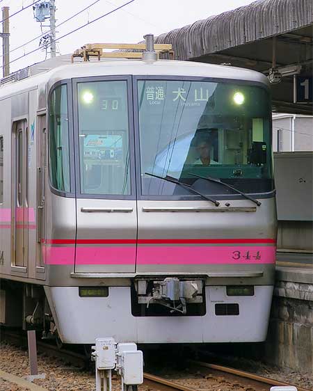 名鉄「犬山検査場開設40周年記念」系統板掲出