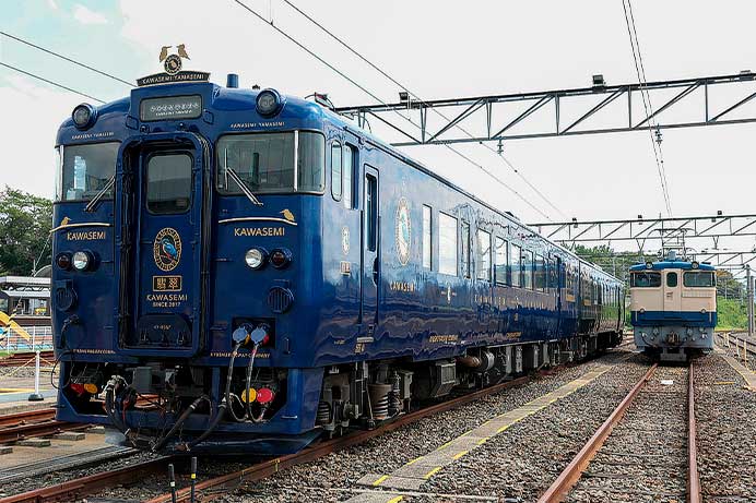 京都鉄道博物館で「かわせみ やませみ」の撮影会