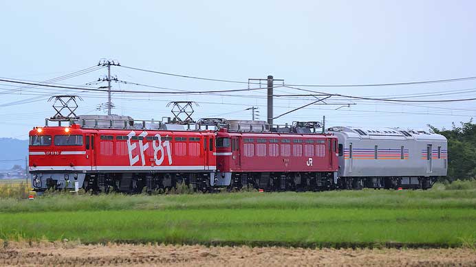 EF81 95・EF81 139・カヤ27 501が秋田へ｜鉄道ニュース｜2025年9月18日
