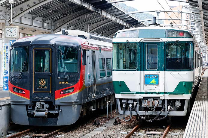 特急&ldquo;いしづち&rdquo;の一部列車をキハ185系復刻国鉄色，2000系が代走