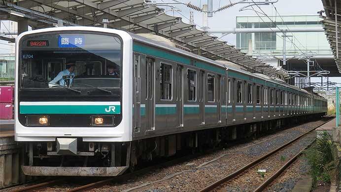 E501系による団臨運転