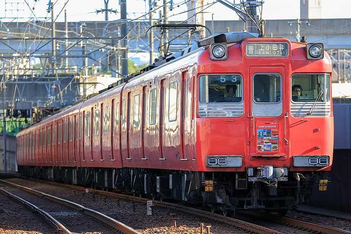 名鉄で「鉄道の日」PR系統板