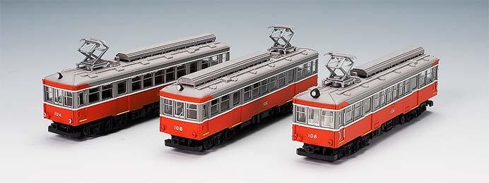 鉄道コレクション「箱根登山電車モハ1形・モハ2形（104＋106＋108）3両セット」発売