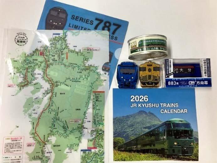 JR九州，「2026 JR KYUSHU TRAINS CALENDAR」など鉄道オリジナルグッズ7アイテムを発売