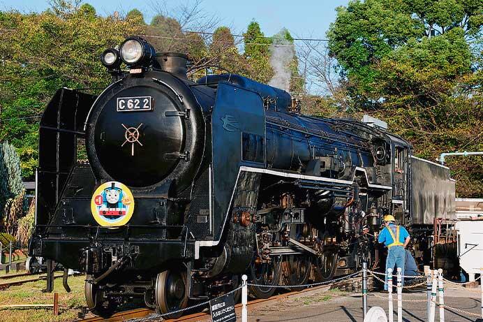 京都鉄道博物館「SLスチーム号」に「きかんしゃトーマス原作出版80周年」記念ヘッドマーク