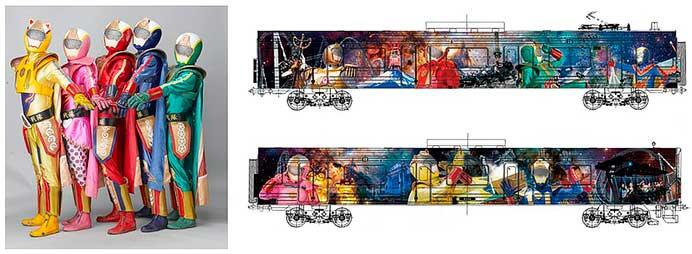 富士山麓電気鉄道，6000系「絶叫戦隊ハイランダー号」の運行を開始