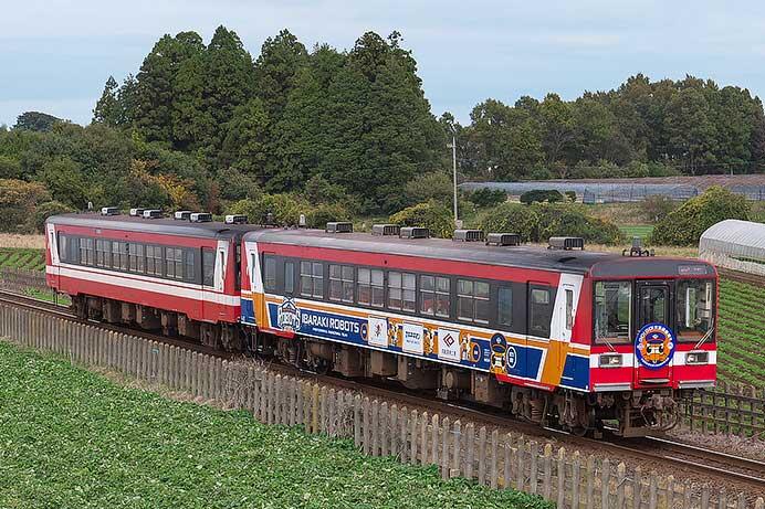 鹿島臨海鉄道でバスケット観戦ツアーにともなう団体臨時列車運転