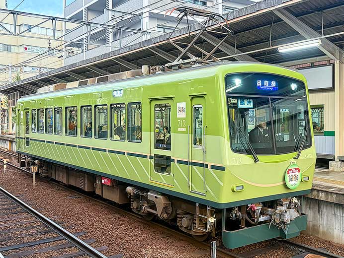 叡山電鉄で多客にともなう臨時列車運転