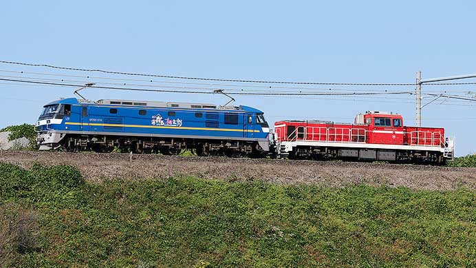 DD200-601が甲種輸送される