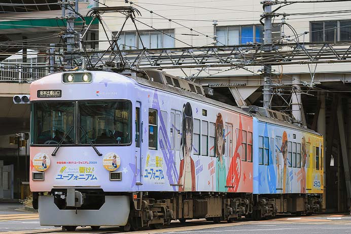 響け！ユーフォニアム2025」ラッピング電車のヘッドマークが変更される