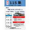 12月8日 しなの鉄道，115系「湘南色」・「横須賀色」による「急行“115系”号」運転