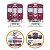  能勢電鉄，5100系誕生50周年記念ヘッドマークを掲出