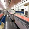  京都鉄道博物館で，0系新幹線電車（35-1）の車内公開