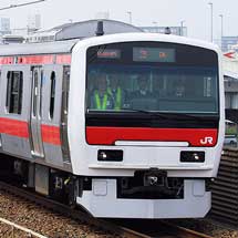 E331系が方転回送を実施