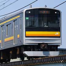南武線205系が武蔵野貨物線・東海道貨物線内で試運転
