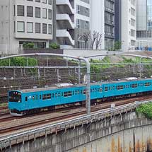 201系ケヨ52＋K2編成が東京総合車両センターを出場